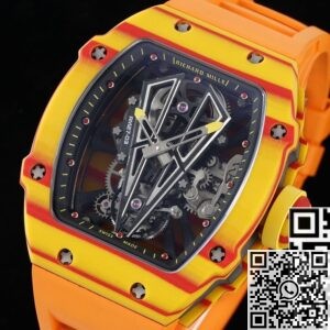 Replica Richard Mille RM27-03 Orange Rubber Strap Watch