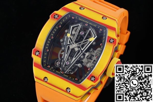 Replica Richard Mille RM27-03 Orange Rubber Strap Watch