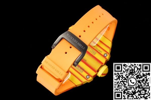 Replica Richard Mille RM27-03 Orange Rubber Strap Watch