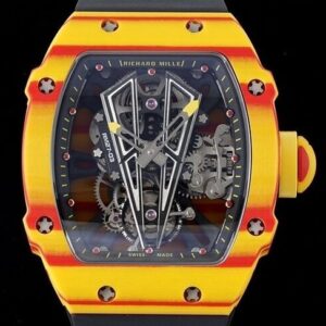 Fake Richard Watches RM Mille RM27-03 Black Rubber Strap