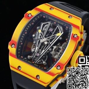 Fake Richard Watches RM Mille RM27-03 Black Rubber Strap