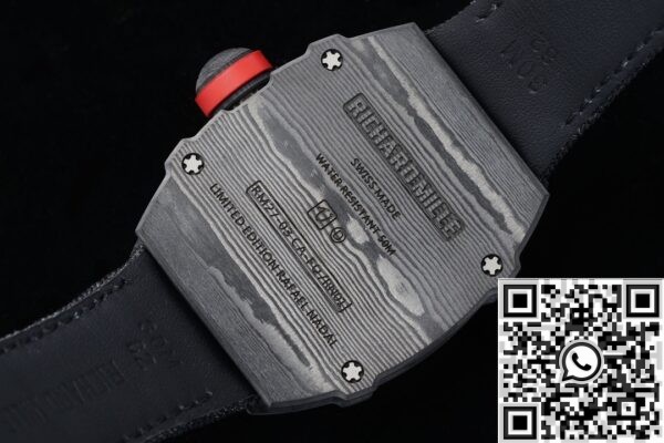 Fake Richard Mille RM Factory RM27-03 Black Nylon Strap