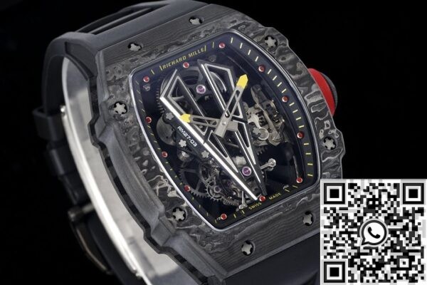 RM Factory Fake RM27-03 Richard Mille Black Carbon Fiber