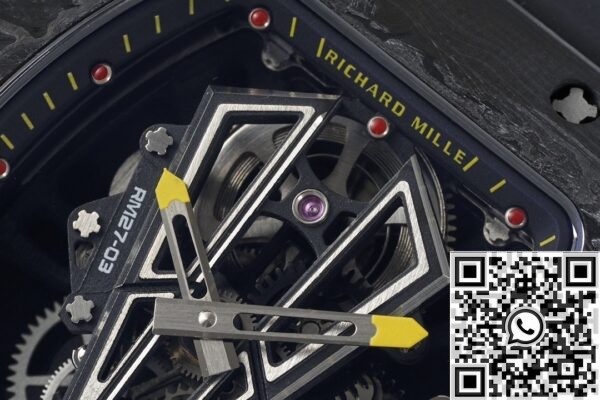 RM Factory Fake RM27-03 Richard Mille Black Carbon Fiber