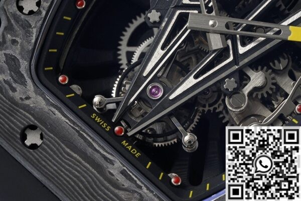 RM Factory Fake RM27-03 Richard Mille Black Carbon Fiber