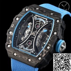 YS Factory Replica Richard Miller - Tourbillon Blue Nylon Strap