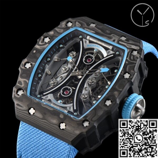 YS Factory Replica Richard Miller - Tourbillon Blue Nylon Strap