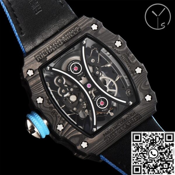 YS Factory Replica Richard Miller - Tourbillon Blue Nylon Strap