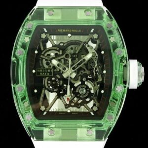 RM Factory Replica Watches Richard Mille RM35-01 White Strap