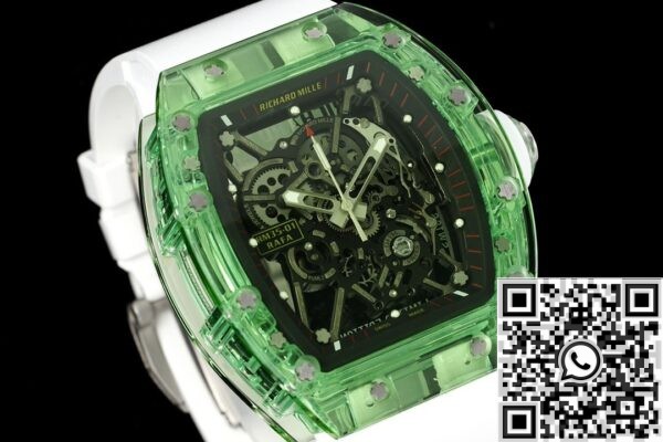 RM Factory Replica Watches Richard Mille RM35-01 White Strap