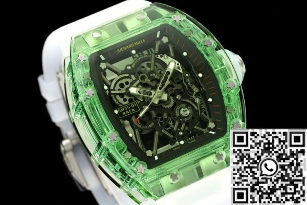 RM Factory Replica Watch Richard Mille RM35-01 Green Crystal