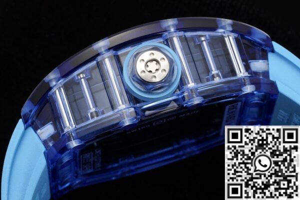 RM35-01 Replica RM Factory Richard Mille Blue Crystal Blue Strap