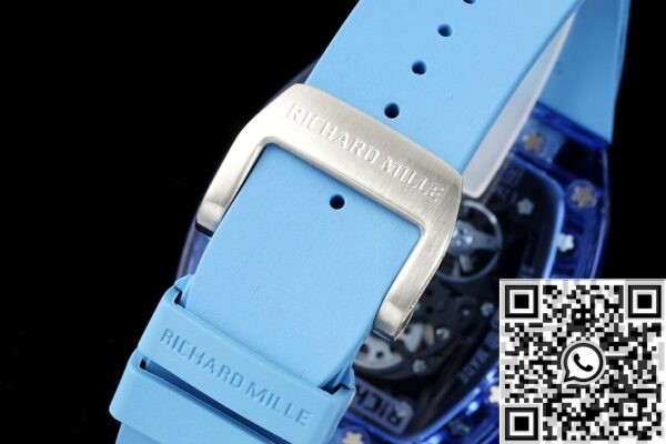 RM35-01 Replica RM Factory Richard Mille Blue Crystal Blue Strap