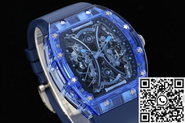 RM Factory Fake Watches Richard Mille RM53-02 Blue Strap