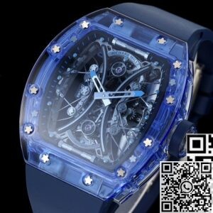 RM Factory Fake Watches Richard Mille RM53-02 Blue Strap