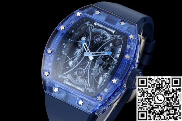 RM Factory Fake Watches Richard Mille RM53-02 Blue Strap