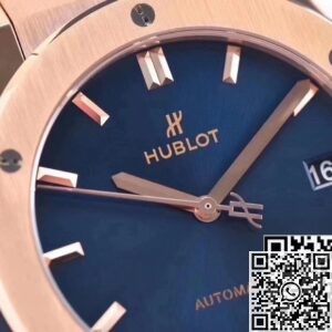 Replicas Hublot - Classic Fusion 18K Gold Blue Dial