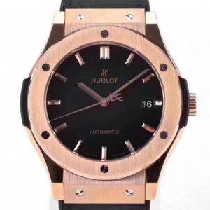 WWF Factory Fake Hublot - Classic Fusion 8K Gold Black Dial