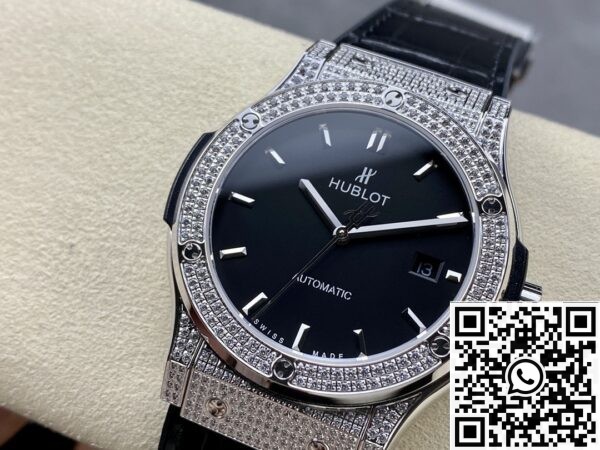 Hublot Replicas - HB Factory Classic Fusion Diamond Watch