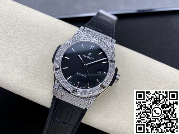 Hublot Replicas - HB Factory Classic Fusion Diamond Watch