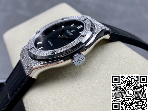 Hublot Replicas - HB Factory Classic Fusion Diamond Watch