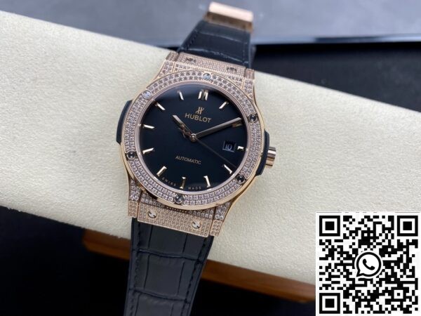 Hublot Watches Replicas - Classic Fusion Rose Gold Diamond