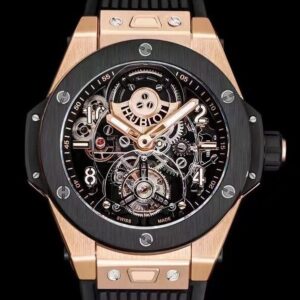 Hublot Big Bang Replica Watch - 419 Rose Gold Black Ceramic