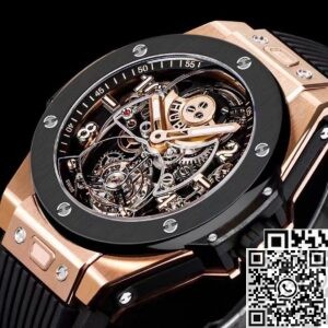 Hublot Big Bang Replica Watch - 419 Rose Gold Black Ceramic