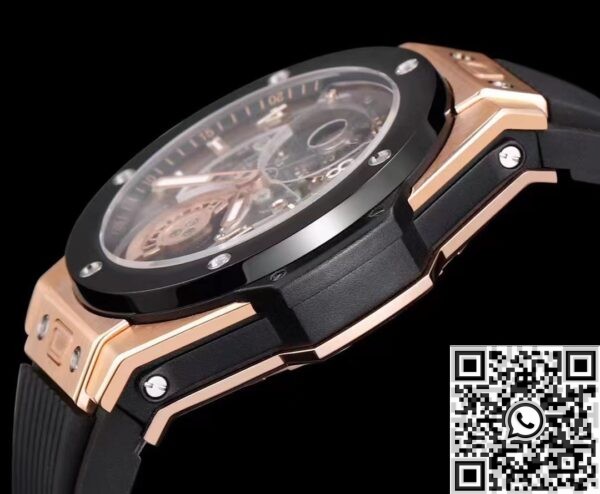 Hublot Big Bang Replica Watch - 419 Rose Gold Black Ceramic