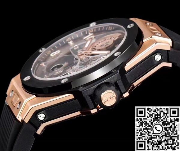 Hublot Big Bang Replica Watch - 419 Rose Gold Black Ceramic