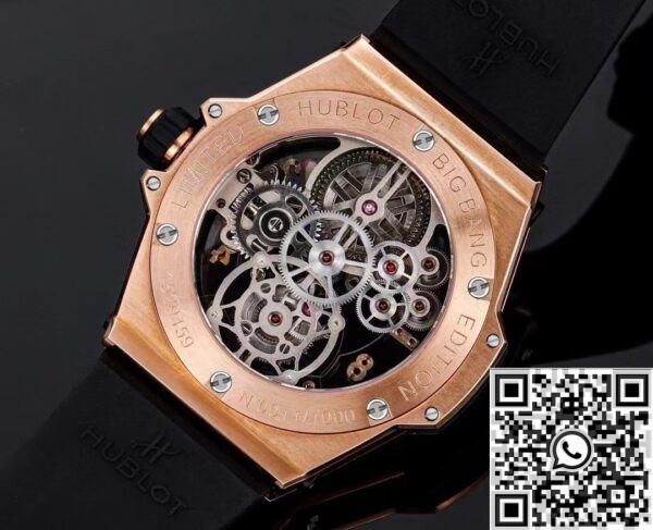 Hublot Big Bang Replica Watch - 419 Rose Gold Black Ceramic