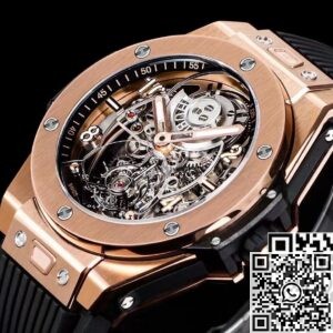 Fake Hublot Watches Big Bang HB Factory 419 Rose Gold Watch