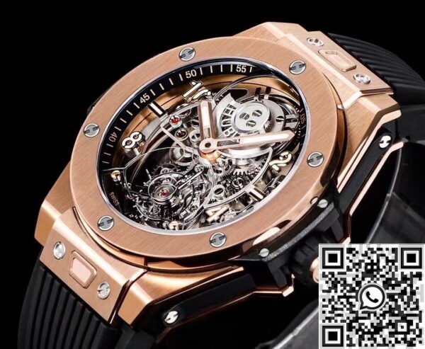 Fake Hublot Watches Big Bang HB Factory 419 Rose Gold Watch