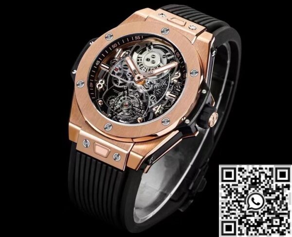 Fake Hublot Watches Big Bang HB Factory 419 Rose Gold Watch