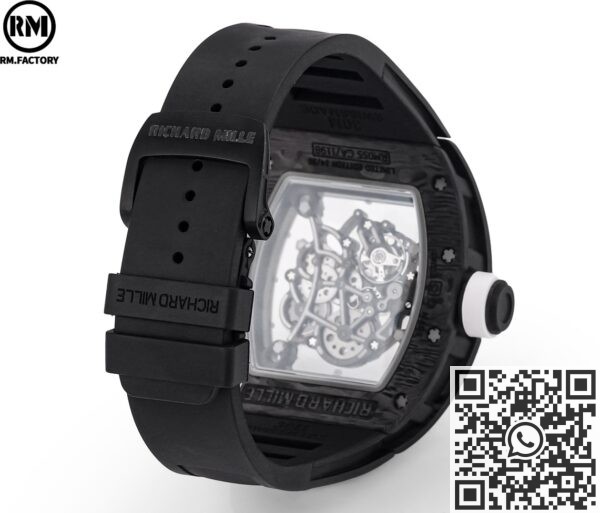 RM Factory Richard Mille RM055 Replicas : The Ultimate Black Carbon Fiber Case