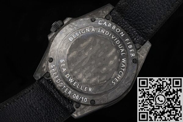 DIW Custom Rolex Replica Sea-Dweller Carbon Fiber Case White Scale – A Revolution in Modern Dive Watches