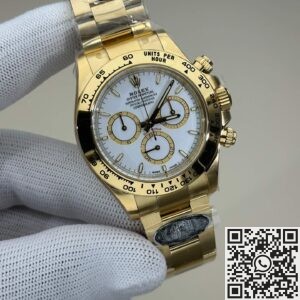 Clean Factory New All-Gold Fake Watches Rolex Daytona M126508-0001