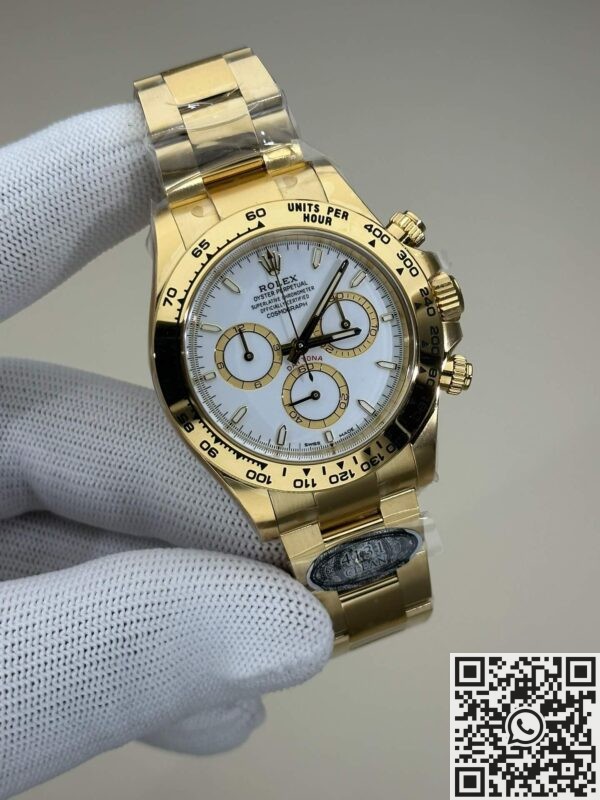 Clean Factory New All-Gold Fake Watches Rolex Daytona M126508-0001