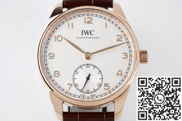 ZF Factory Fake Watch IWC Portugieser IW358306 Rose Gold Case – A Masterpiece of Minimalist Luxury