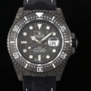 DIW Custom Rolex Replica Sea-Dweller Carbon Fiber Case White Scale – A Revolution in Modern Dive Watches