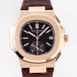 3K Factory Replicas Patek Philippe Nautilus 5980 Black Dial – V2 Version 