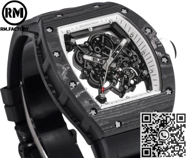 RM Factory Richard Mille RM055 Replicas : The Ultimate Black Carbon Fiber Case