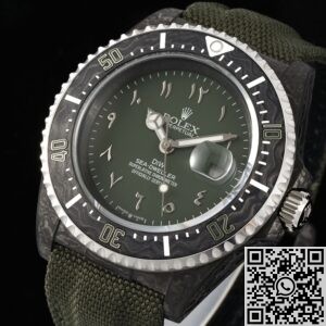 DIW Custom Fake Rolex Sea-Dweller Black Arabic Numeral Scale Watch – A Cutting-Edge Evolution of a Classic