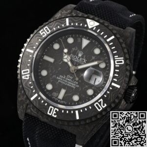 DIW Custom Rolex Replica Sea-Dweller Carbon Fiber Case White Scale – A Revolution in Modern Dive Watches