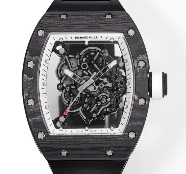 RM Factory Richard Mille RM055 Replicas : The Ultimate Black Carbon Fiber Case