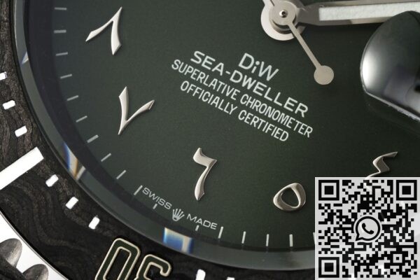 DIW Custom Fake Rolex Sea-Dweller Black Arabic Numeral Scale Watch – A Cutting-Edge Evolution of a Classic