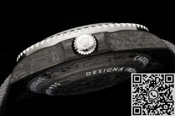 DIW Custom Relica Rolex Sea-Dweller Black Carbon Fiber Case – A Masterpiece of Innovation and Craftsmanship