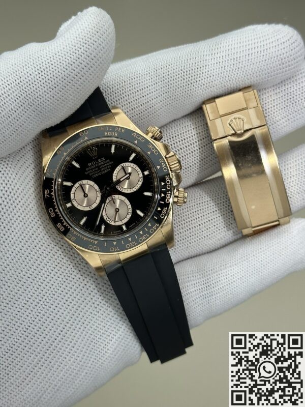 Clean Factory New Rose Gold Replica Rolex Daytona M126515-0002 with the 4131 Movement