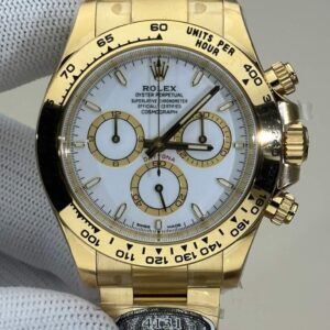 Clean Factory New All-Gold Fake Watches Rolex Daytona M126508-0001