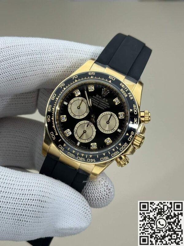 Clean Factory's New Rubber Strap Rolex Daytona Fake M126518LN-0006 Diamond Scale